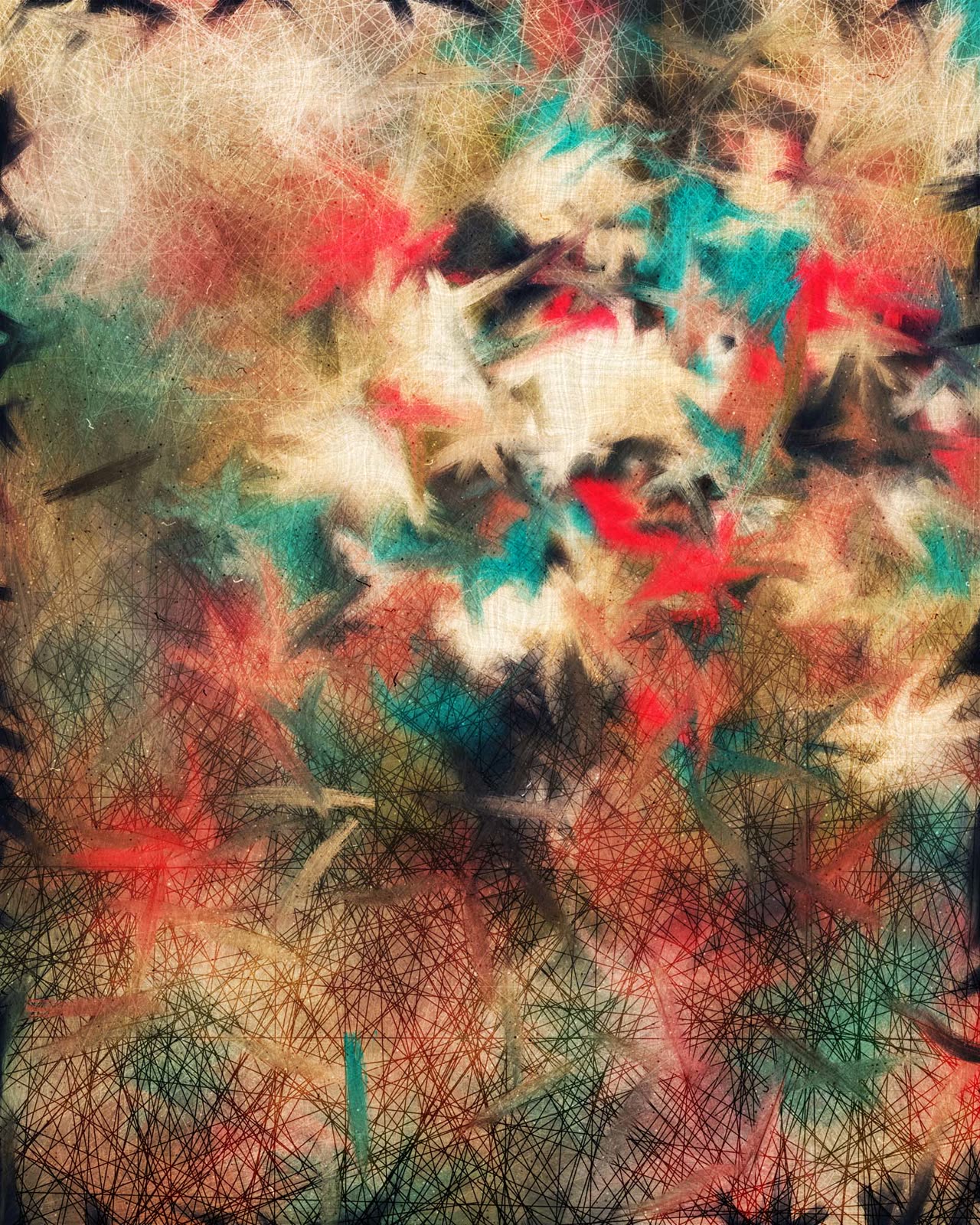 Cosmic Rays #502, a generative artwork